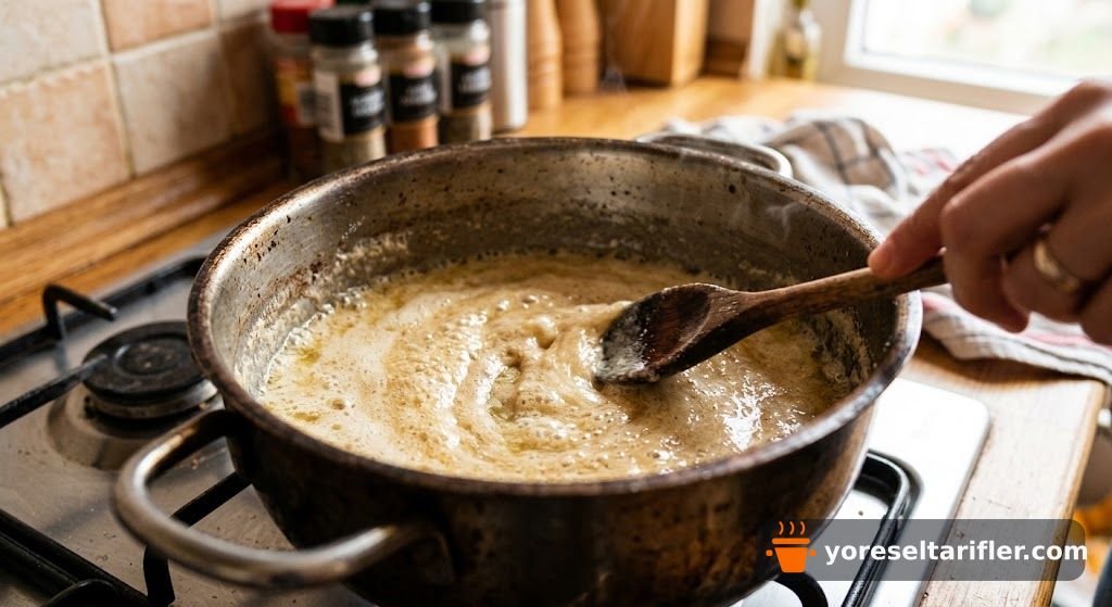 Kuşbaşı Etli Beşamel Soslu Spagetti Tarifi — Adım 3