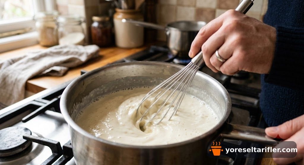 Kuşbaşı Etli Beşamel Soslu Spagetti Tarifi — Adım 4