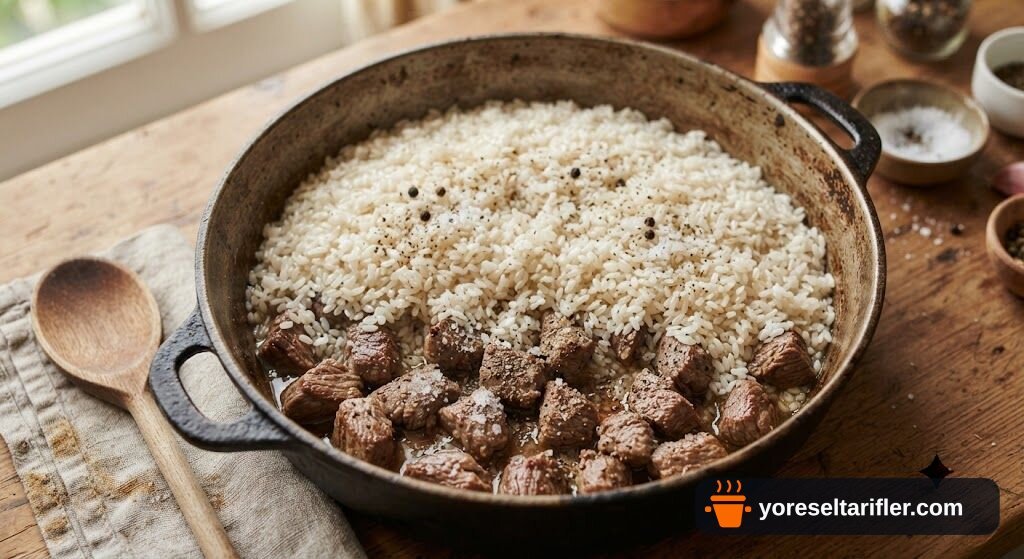 Kuşbaşı Etli Kapama Tarifi — Adım 3