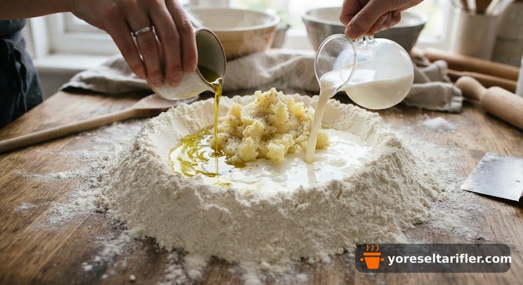Kuşkonmazlı ve Cheddar Peynirli Pizza Tarifi — Adım 4