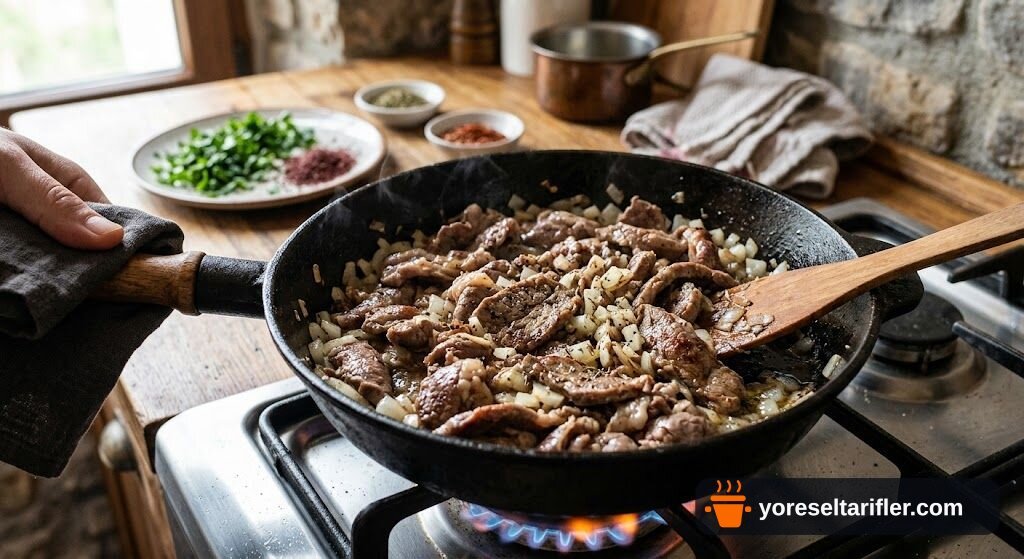 Kuzu Külbastı İnce Kavurma Tarifi — Adım 3