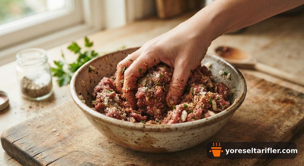 Kuzu ve Dana Kıymalı Adana Kebap Tarifi — Adım 2