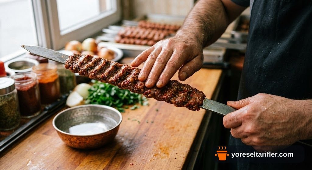 Kuzu ve Dana Kıymalı Adana Kebap Tarifi — Adım 4