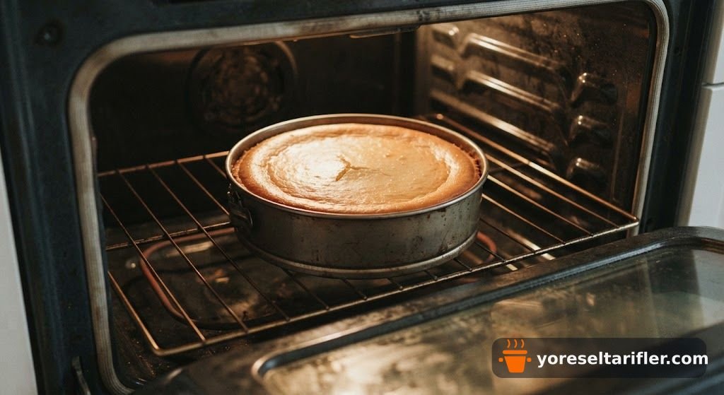Labne ve Krem Peynirli San Sebastián Cheesecake Tarifi — Adım 7