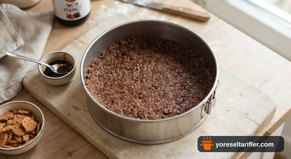 Labneli Cheesecake Tarifi — Adım 2