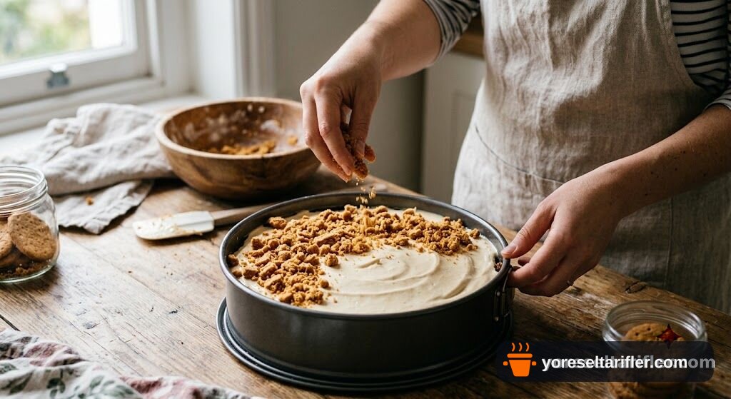 Labneli Cheesecake Tarifi — Adım 3