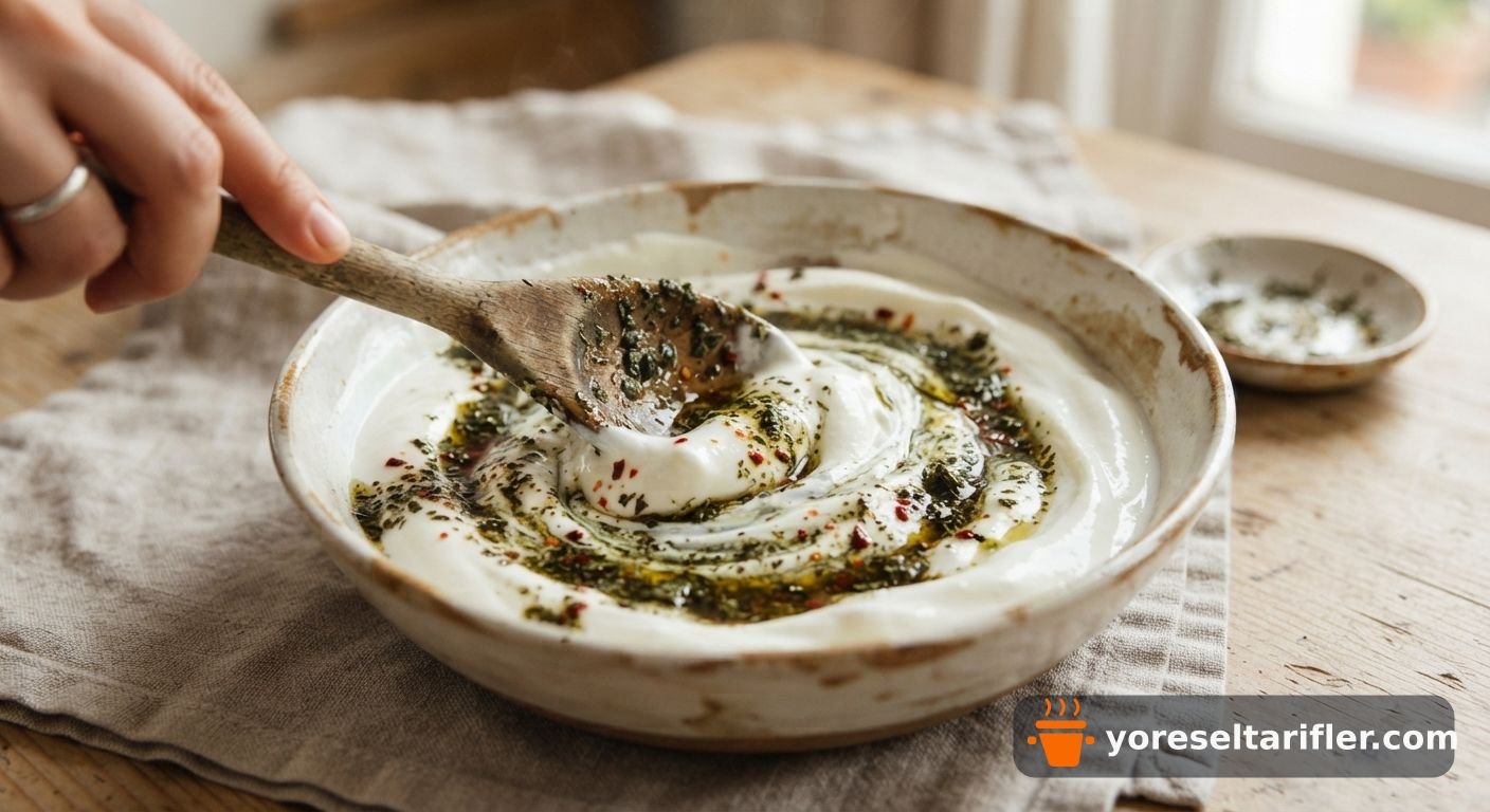 Labneli Haydari Mezesi Tarifi — Adım 3