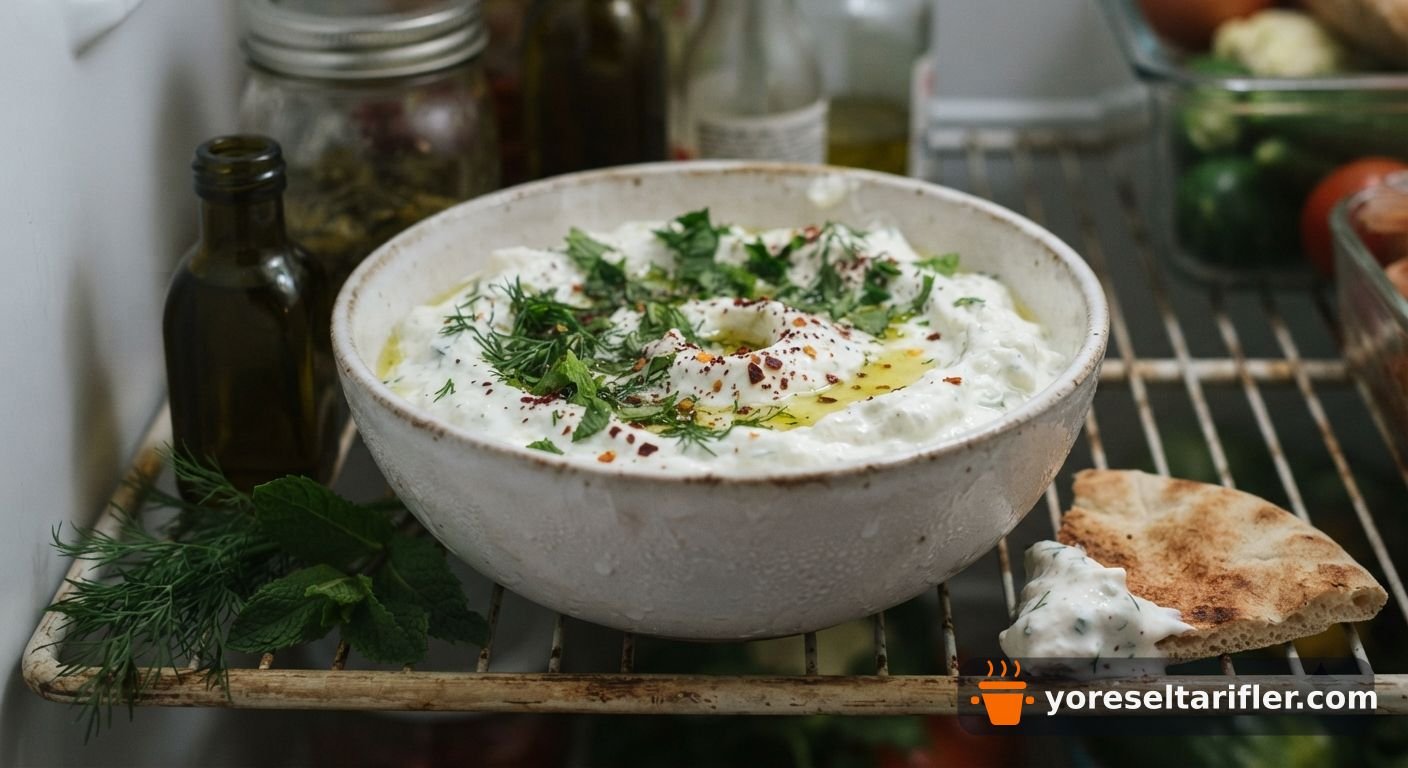 Labneli Haydari Mezesi Tarifi — Adım 5