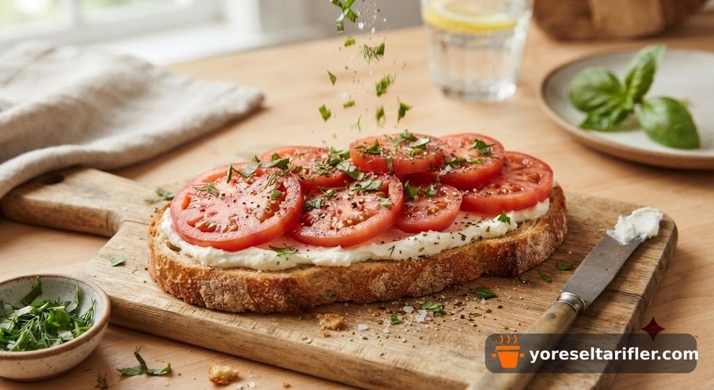 Labneli Yumurtalı Kızarmış Ekmek Tarifi — Adım 3