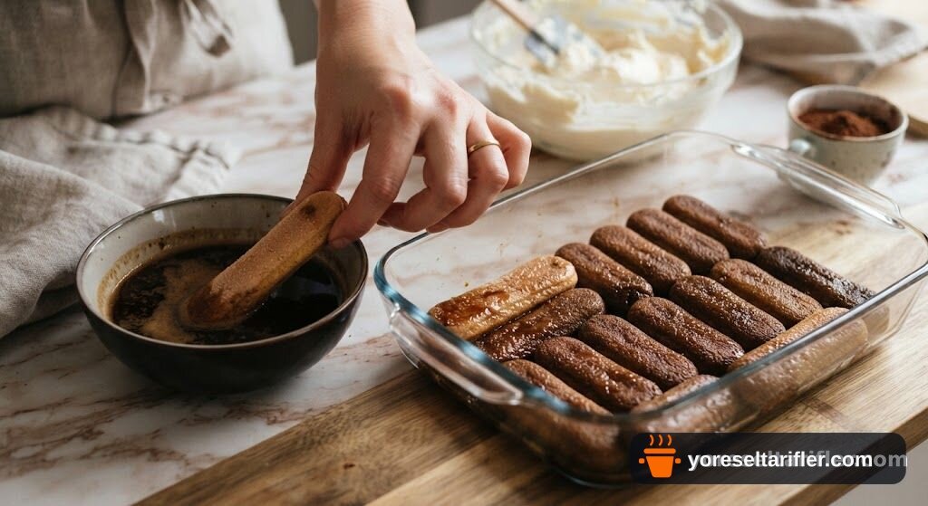 Labneli Yumuşak Tiramisu Tarifi — Adım 4