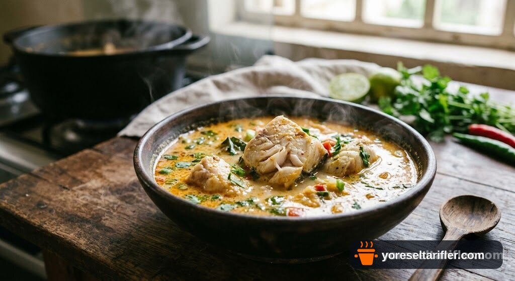 Lagos Balığı ve Hindistan Cevizi Sütü Çorbası Tarifi — Adım 3