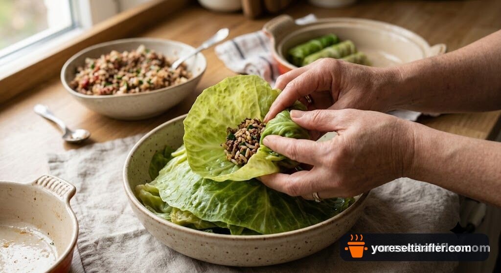 Lahana Dolması Porsiyonluk Tarifi — Adım 5