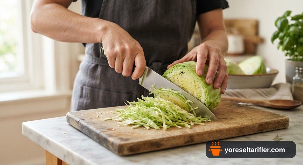 Lahana Sevdiren Coleslaw Salatası Tarifi — Adım 1