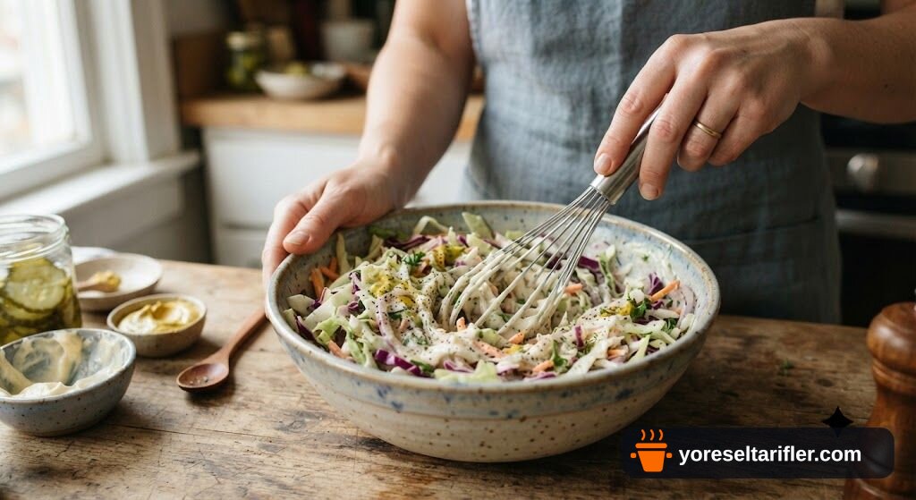 Lahana Sevdiren Coleslaw Salatası Tarifi — Adım 3