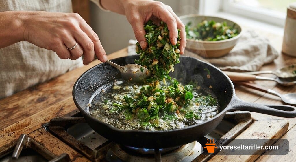 Lahana Yaprağı ve Pirinç Yufkasıyla Spring Roll Tarifi — Adım 5
