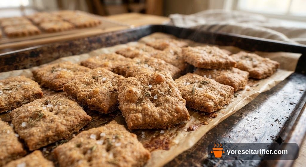 Leblebi Unlu Tam Buğday Kraker Tarifi — Adım 3