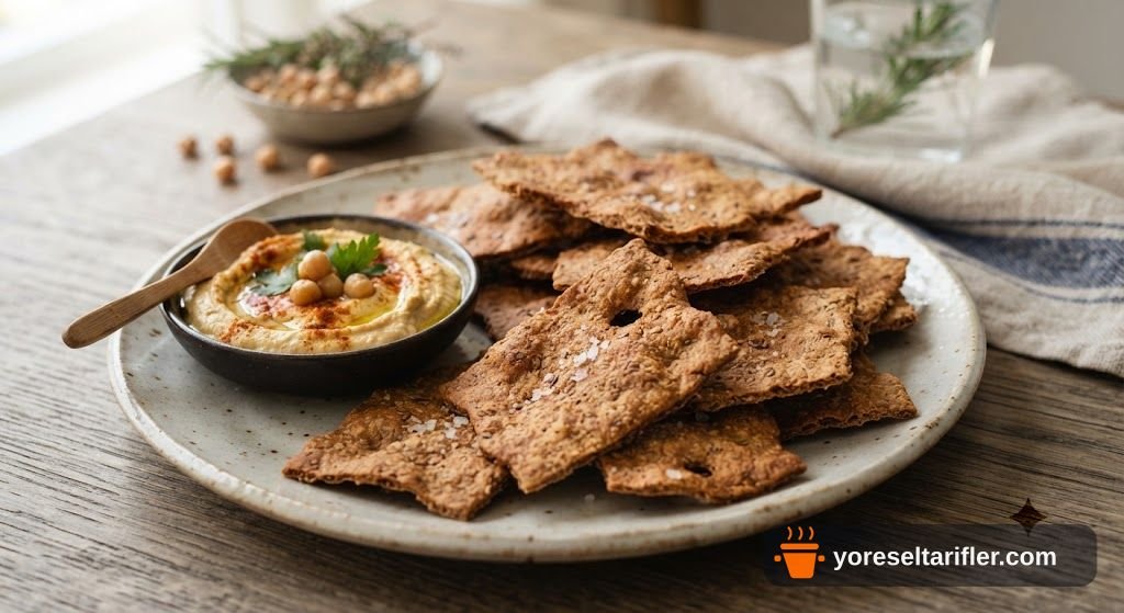 Leblebi Unlu Tam Buğday Kraker Tarifi — Adım 4
