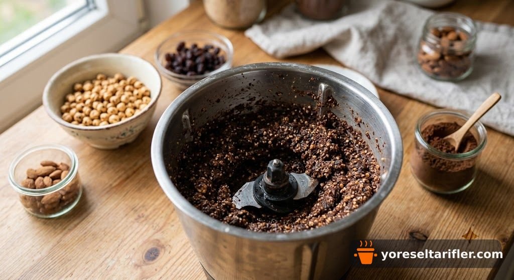Leblebili Kakaolu Fit Toplar Tarifi — Adım 1