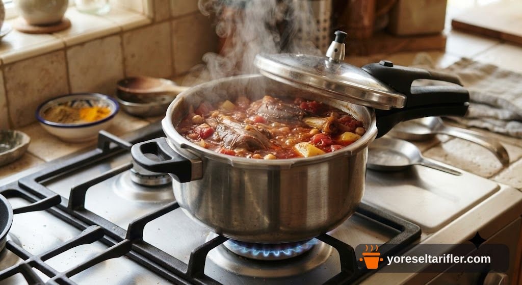 Libya Usulü Kuzu İncik Yahni ve Arpa Hamuru Tarifi — Adım 3