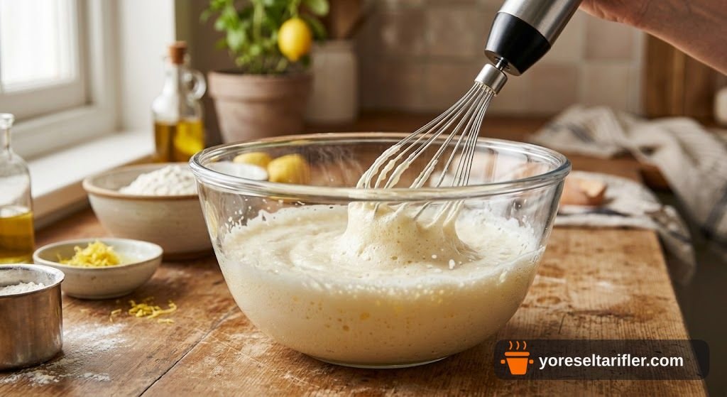 Limon Aromalı Yumuşak Kek Tarifi — Adım 1
