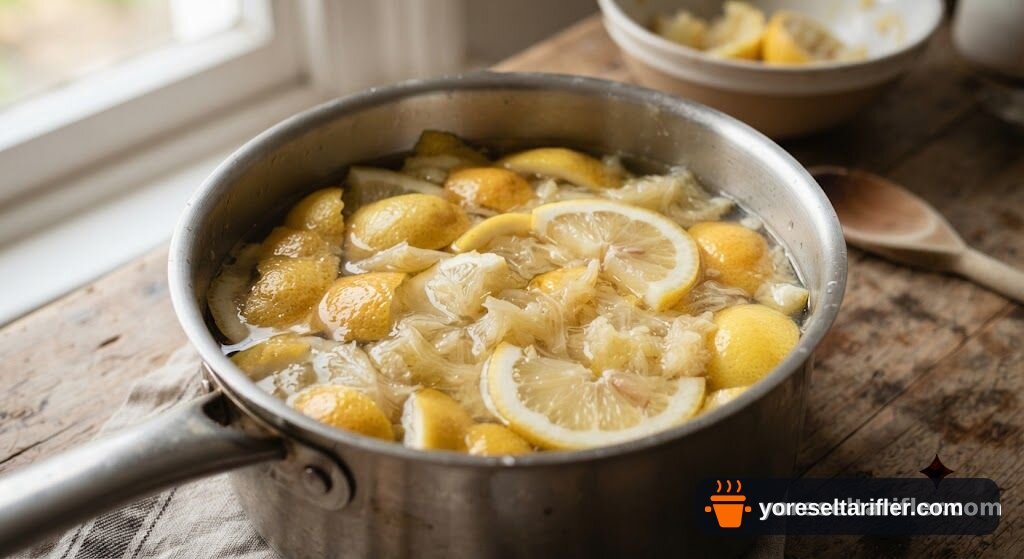 Limon Kabuğu Reçeli Tarifi — Adım 3