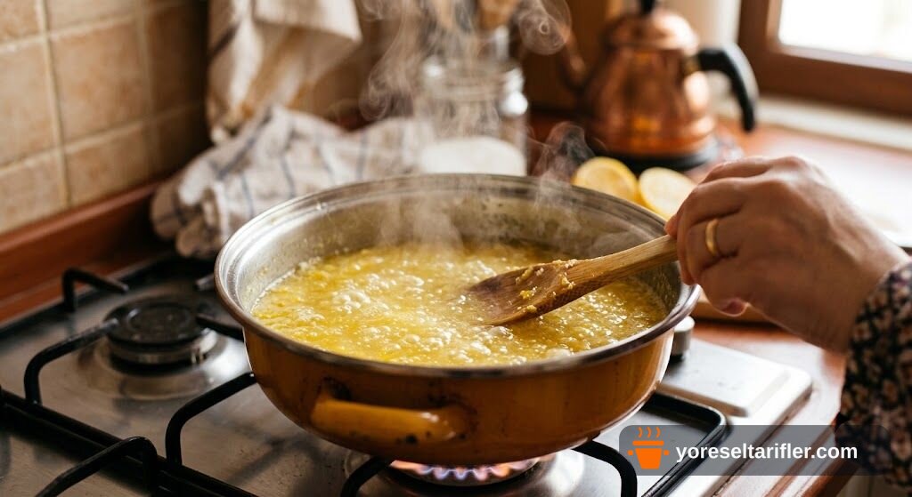Limon Kokulu Kadayıflı Kek Tatlısı Tarifi — Adım 5