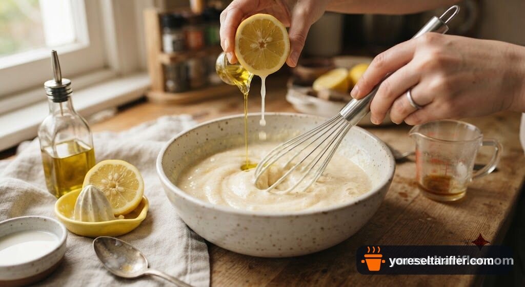 Limon Soslu Yumuşacık Kek Tarifi — Adım 2