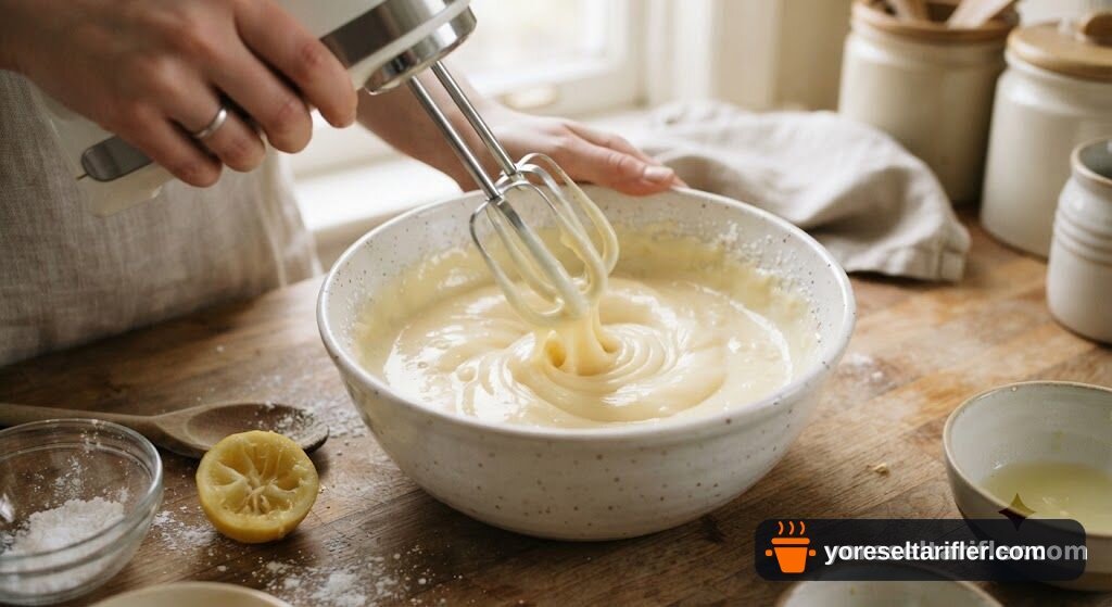 Limon Soslu Yumuşacık Kek Tarifi — Adım 6