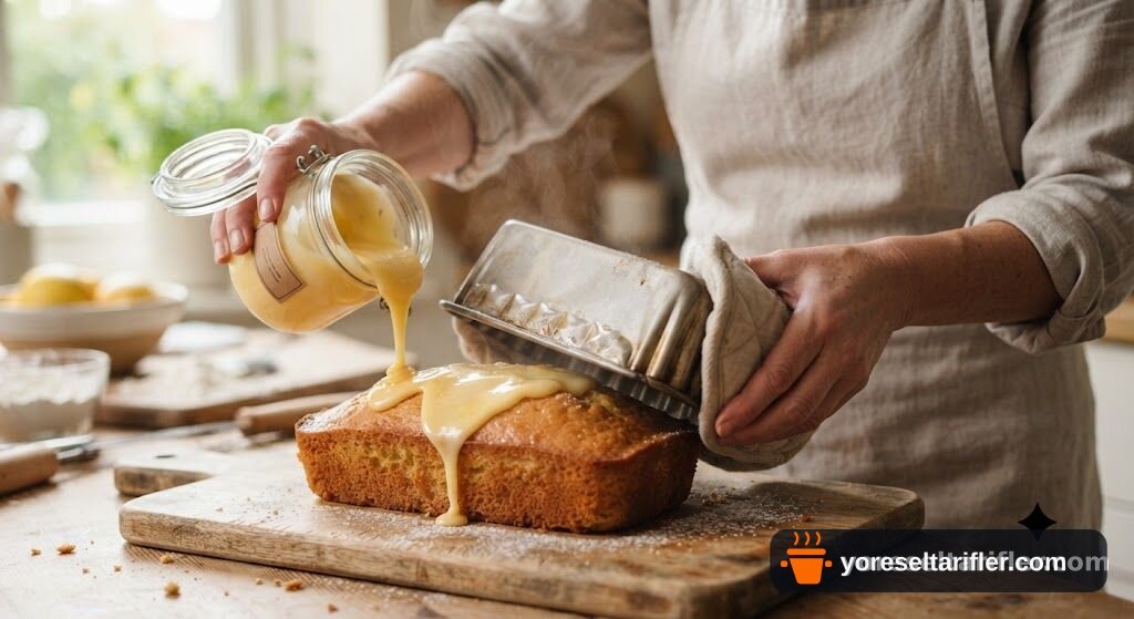 Limon Soslu Yumuşacık Kek Tarifi — Adım 7