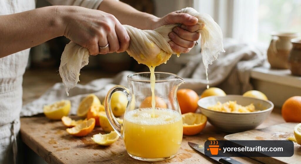 Limon ve Portakal Karışımı Limonata Tarifi — Adım 5