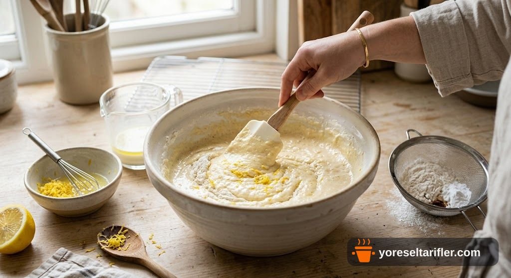 Limonlu Az Yağlı Kek Tarifi — Adım 2