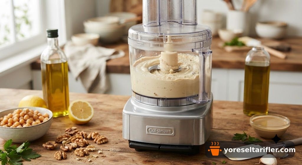 Limonlu Cevizli Humus Tarifi — Adım 2