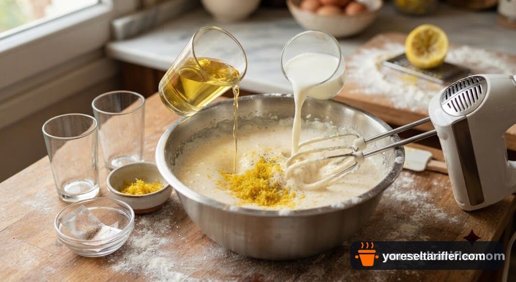 Limonlu Kremalı Kek Tarifi — Adım 2