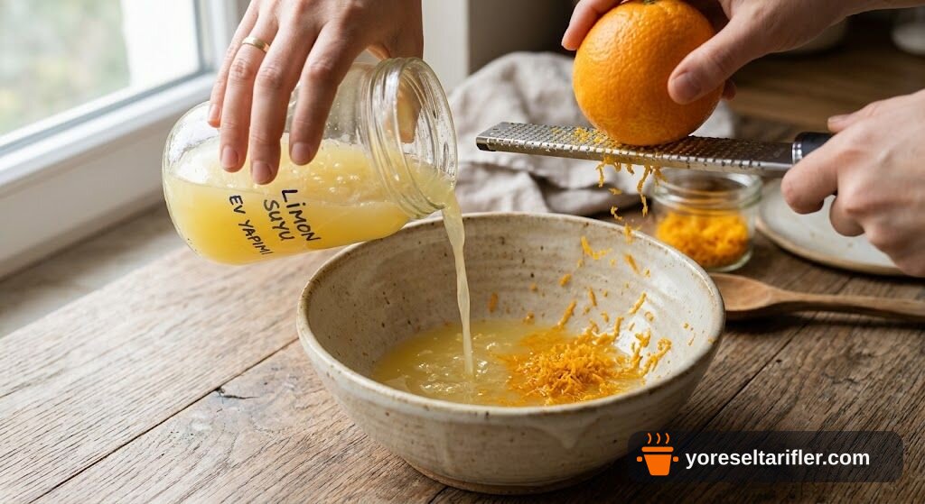 Limonlu Portakallı Muffin Tarifi — Adım 6