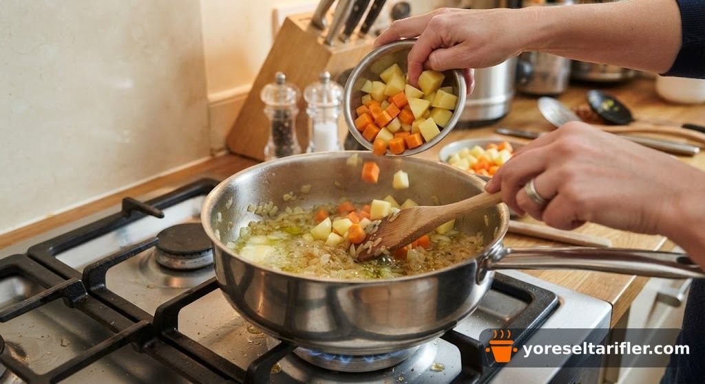 Lokanta Usulü Sebze Çorbası Tarifi — Adım 2