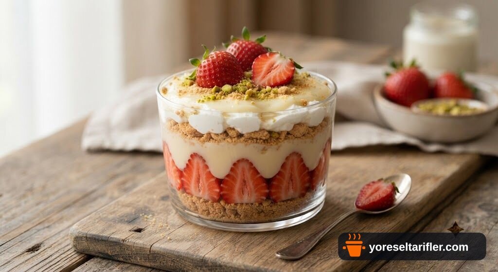Magnolia Tatlısı Çilekli ve Kremalı Tarifi — Adım 10
