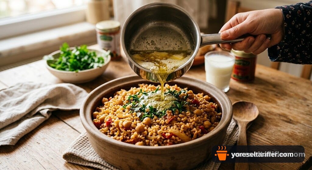 Malatya Usulü Bulgur Pilavı (Taneli, Nefis) — Adım 4