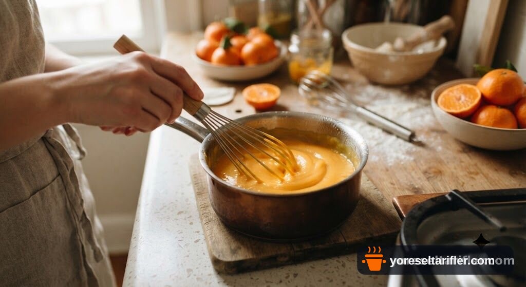 Mandalina Kremalı Hafif Mereng Tart Tarifi — Adım 19
