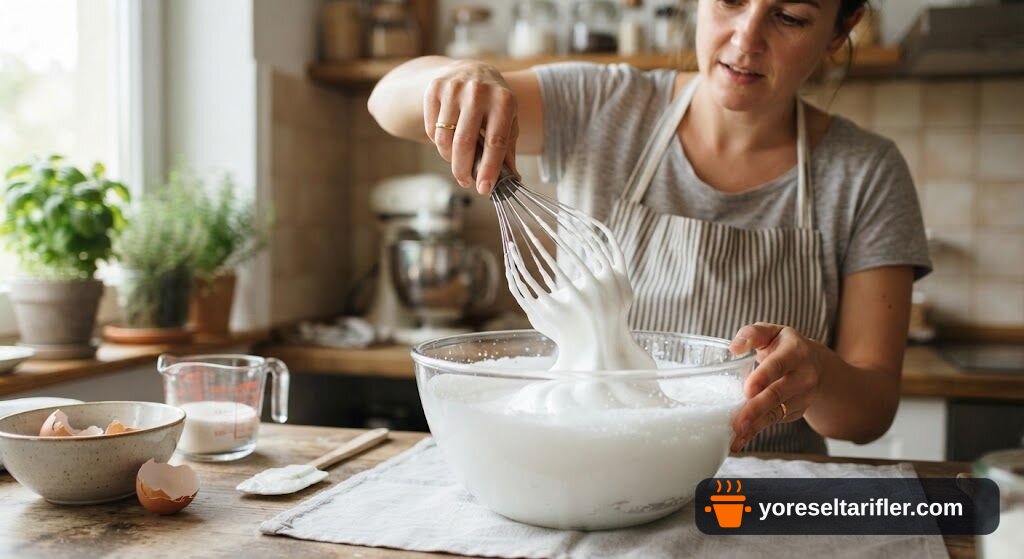 Mandalina Kremalı Hafif Mereng Tart Tarifi — Adım 23
