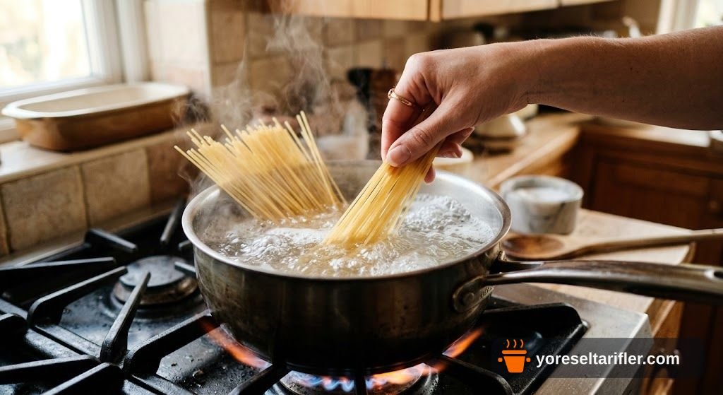 Mantı Tadında Kıymalı Makarna Tarifi — Adım 4