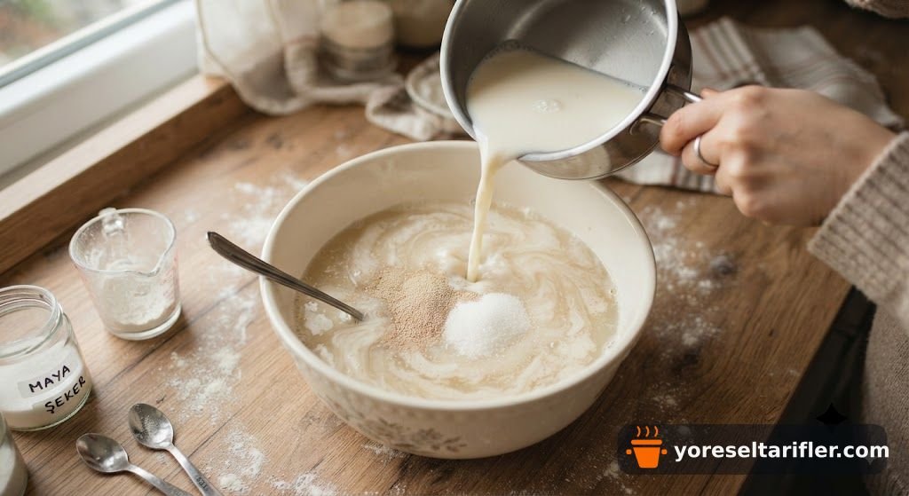 Marmelatlı ve Çikolatalı Kahvaltı Ekmekleri Tarifi — Adım 1