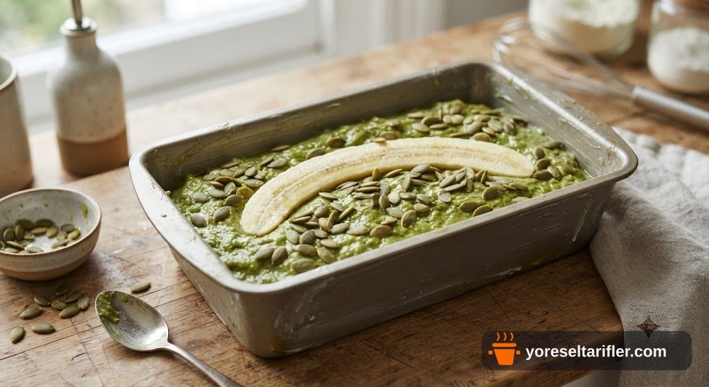 Matchalı Yumuşacık Banana Bread Tarifi — Adım 3