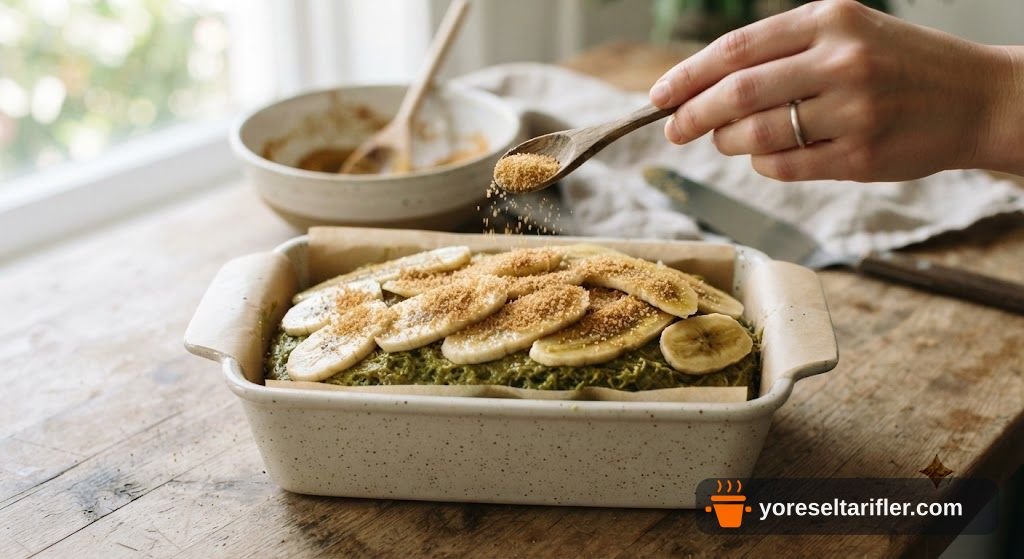 Matchalı Yumuşacık Banana Bread Tarifi — Adım 4