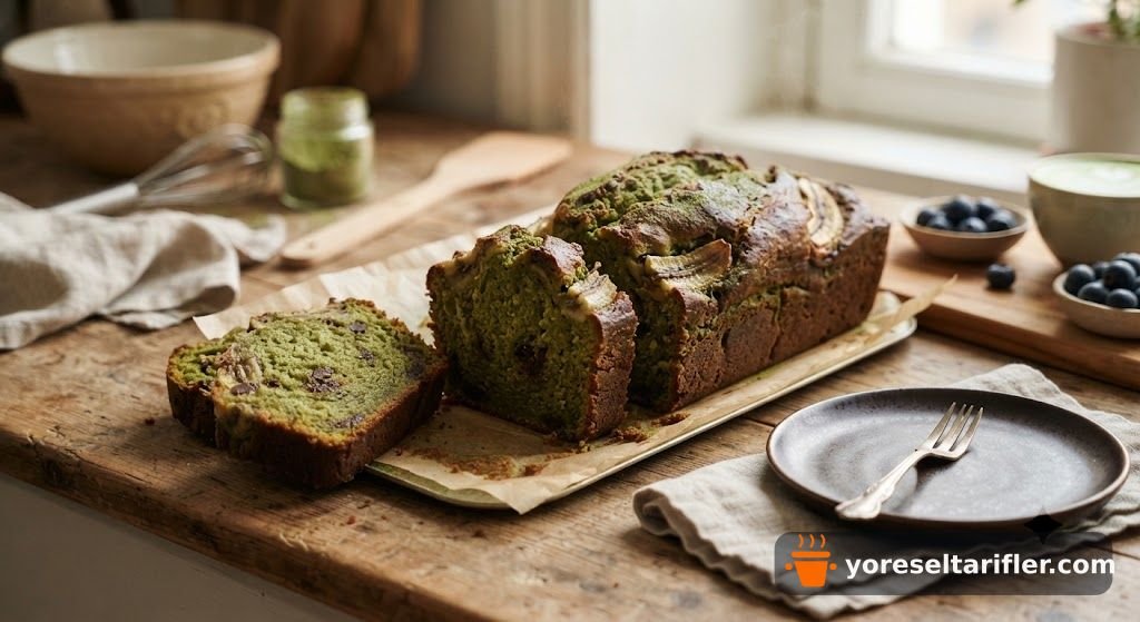 Matchalı Yumuşacık Banana Bread Tarifi — Adım 5
