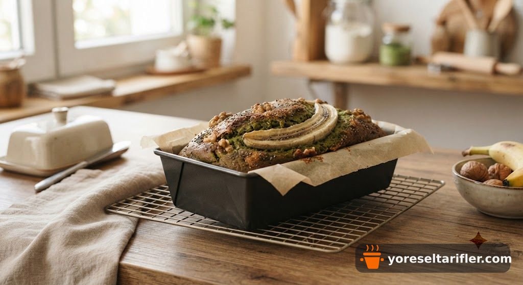 Matchalı Yumuşacık Banana Bread Tarifi — Adım 6