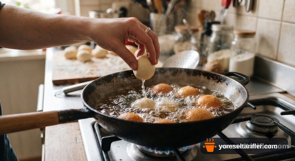 Mayalı Hamur Kızartması Lokma Tarifi — Adım 10