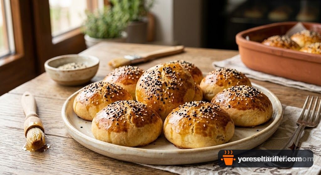 Mayasız Yoğurtlu Poğaça Tarifi — Adım 3