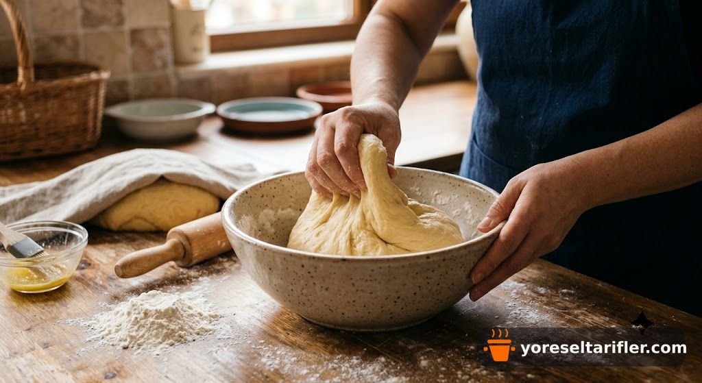 Mayasız Yumuşacık Ev Poğaçası Tarifi — Adım 2