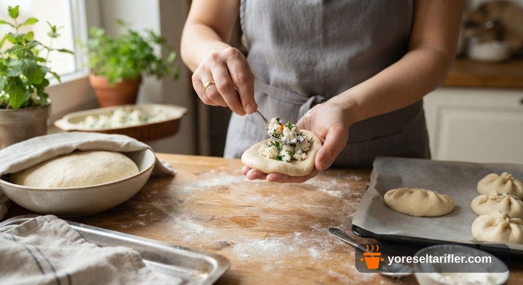 Mayasız Yumuşacık Ev Poğaçası Tarifi — Adım 3