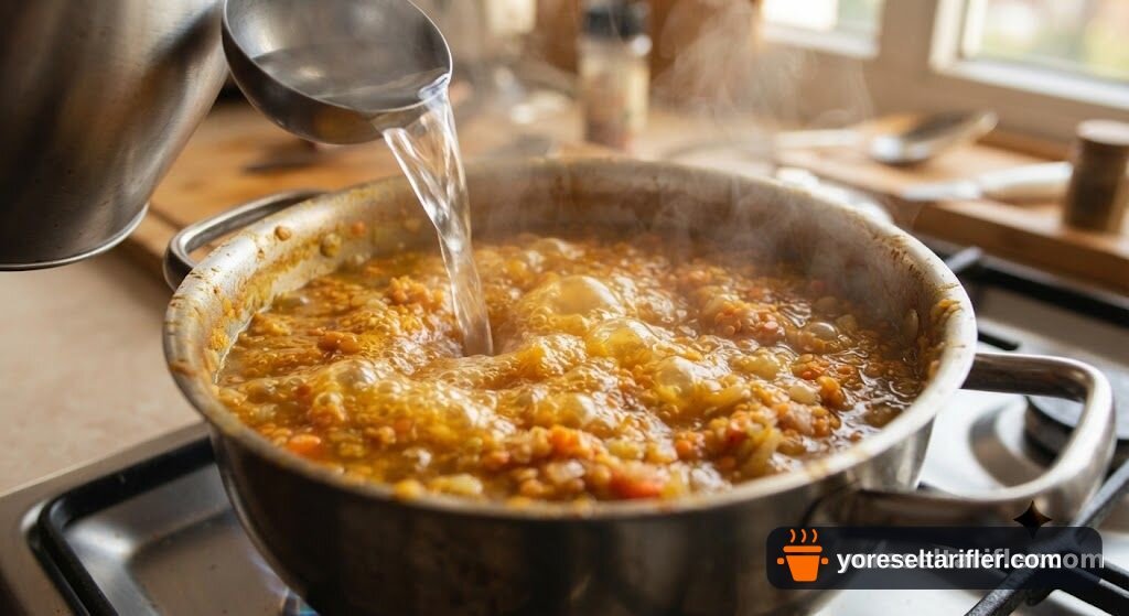 Mercimek ve Bulgurla Sağlıklı Pilav Tarifi — Adım 1